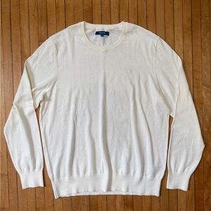 NWOT Tommy John Second Skin Crewneck Ivory Knit Sweater Men's Sz. XL